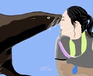 写真をイラストにします 大切な写真をお預かりし、イラストに致します。 イメージ2