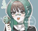 SNS用アイコン描きます ポップなイラストを作成します！ イメージ3