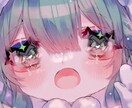 キラキラ透明なアイコン描きます 透明感たっぷりのアイコンならお任せ！他サービスにて実績多数！ イメージ1