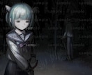 あなただけの世界観でイラストお描きします ／アンニュイ／ダーク／耽美／退廃的／儚い イメージ3