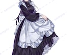 商業利用◎紫メイドさん販売いたします 表情差分9つ買い切りにて使用可能です！★購入特典あり★ イメージ7