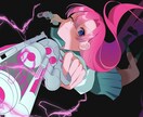 キャッチーで目を引くイラスト作成いたします MVイラストやアイコンイラスト等、幅広く対応いたします！ イメージ1