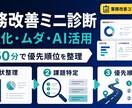 AI業務改善の優先順位を60分で整理します 業務を見つける・整える・実装へつなげる イメージ2