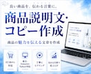 商品の魅力が伝わる説明文を作成します EC向けキャッチコピー・商品説明文に対応 イメージ1