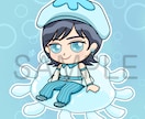 ミニキャラ(SD)アイコン【全身】描きます 「全身」構図のミニキャラアイコンを.☆.｡.:*・° イメージ2