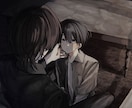 仄暗く物語性のある一枚絵を制作いたします 【商業利用可能】一枚絵・MVイラスト制作が特に得意です イメージ5