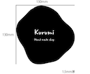 屋外対応サイズ変更可＊おしゃれな流体表札制作します サロンやショップの看板にもオススメなシンプルなデザイン表札 イメージ5