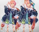 立ち絵・アイコン依頼受付ます キャラクター立絵や表情差分を各サービス内容に沿い作成致します イメージ4
