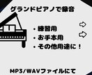 クラシックの音源をグランドピアノで録ります 柔軟対応！伴奏、学習、鑑賞用に！ イメージ1