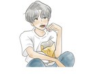 おしゃれイラストや、イメージアイコン描きます SNSやブログで使えるアイコンなどかわいイラストで再現します イメージ2