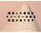 商売運と信頼を引き寄せる会社名を提案します 上場企業を支えてきた経験を活かし、信頼される社名を提案します イメージ2