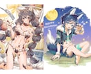 サムネやアイコン、立ち絵などのイラスト制作承ります ＊テンプレ記入だけで簡単＊ご要望に沿ったイラストをお届け イメージ4