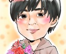 特徴を捉えた可愛くキレイな似顔絵を描きます 最短3日！記念日や友達家族へのプレゼントにオススメ♬.*ﾟ イメージ2