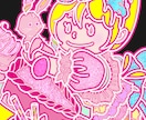 現役ドレスデザイナーがポップなイラストお描きします ⭐︎カラフルで可愛い世界にひとつのイラストをあなたに⭐︎ イメージ1