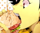 ポップなキャラクターイラストを描きます 明るくてちょっぴりダークなイラストでSNSを彩りませんか？ イメージ3