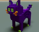ボクセルでキャラクターや小物を作ります ボクセルアートをSNSのアイコンやイラスト素材に！ イメージ2
