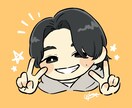 ポップでかわいい似顔絵制作します もちっとミニキャラ風で目を惹くイラスト イメージ3