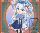 量産ちびキャラ【大正ロマン 袴】を描きます Vtuber / Vライバーさんに大人気の量産シリーズです！ イメージ10