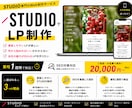 個人事業主の方向け！STUDIOでLP作成します 確定まで修正無制限/サポート30日間/SEO/レスポンシブ イメージ1