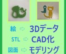 図面や手書きから3Dモデル・CADデータ作成します 図面・写真・STLなどからCAD/STEPデータ作成します！ イメージ1