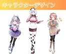 人物～背景まで！可愛いイラスト制作します キャラデザから一枚絵まで、可愛いイラストを7日以内にお届け！ イメージ7