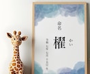 命名書~オーダーメイドで制作します Ink art -nameposter- イメージ3