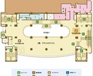 お急ぎも柔軟対応！フロアマップ・館内図を制作します 視認性を重視したわかりやすい施設案内図を制作します。 イメージ2