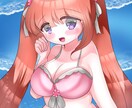 可愛い系イラストを描きます 創作・夢絵もOKです！版権もOKですが苦手もあります イメージ5