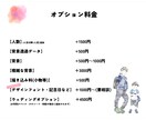 水彩風の優しくて可愛いお洒落な似顔絵を描きます 選べる背景多数！記念日｜誕生日｜結婚式｜特別なプレゼントに イメージ3