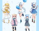 サムネやヘッダーなどに！可愛いイラストを描きます 立ち絵やデフォルメご希望の1枚をお届けします！ イメージ4