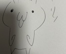 かわいいウサギ描きます 鉛筆かボールペンで可愛いウサギ描きます イメージ1