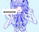 印象的な立ち絵かきます きらきらした子が得意です/透明感イラスト イメージ3