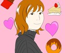 アイコンイラストや似顔絵イラスト描きます 人物以外の動物や物でも大丈夫です。背景の指定など承ります。 イメージ2