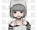 SNS用アイコン制作します 女の子、厚塗り、可愛い、デフォルメを描くのが得意です♡ イメージ2
