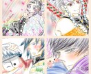 SNS.似顔絵等お描きします キラキラお目目が特徴の絵柄.オリジナル構図になります！ イメージ5