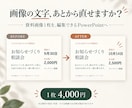 画像の資料を、編集できるパワポに直します 文字が直せない画像の資料を、普通のPowerPointに イメージ2