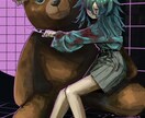 暗めのガキの絵、描きます ゲームイラスト、観賞用など、色んなものに使ってください イメージ3