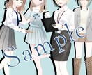 リーズナブルな値段で立ち絵を制作します 透明感のある塗りで立ち絵を制作します！ イメージ2