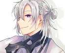 SNS/配信向けTRPGキャラ立ち絵制作します 「綺麗め人物・透明感のある女性・中性的キャラが特に得意」 イメージ5