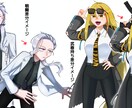 全身立ち絵描きます TRPGをはじめとしたキャラクター立ち絵(戦闘差分など対応) イメージ2