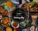Canvaのサムネイルテンプレートを販売します CookingVlogに最適！編集可能！1280×720px イメージ2