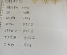 レシピを噛み砕いた言い方や文字で描きます お子様やご老人、料理が苦手な方など向けに紙媒体を作ります イメージ1