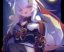 アニメ塗りのかわいいイラストを描きます 活動者様にオススメ！動画や配信のサムネイルにいかがですか？ イメージ3