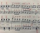 楽譜にカタカナで【ドレミ】を書きます 音符が読めなくてもピアノ弾けちゃいます！！ イメージ1
