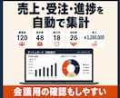 営業・顧客・案件を管理するExcelを作成します 顧客・商談・次回対応・売上見込みを一元管理 イメージ4