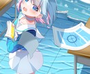 イラスト全般描きます SNSのアイコン、1枚絵、live2Dのキャラデザ等 イメージ5