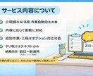 小規模AI自動化を構築します 画像/映像・PDF・通知などに対応 イメージ5