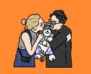 ワンちゃんの似顔絵描いてます ワンちゃんだけもOK！飼い主様と一緒もOK！ イメージ8