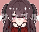 オリキャラデフォルメ化アイコンを作ります オリキャラを可愛くデフォルメ化！アイコンにしてお届けします！ イメージ4