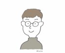 あなたのゆるゆる似顔絵（手描き風）描きます SNSのアイコン、名刺などにおすすめ イメージ3